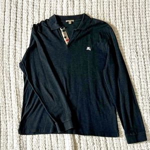 Burberry Men’s Long Sleeve Polo